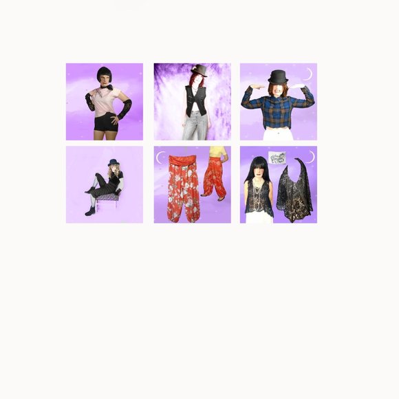 ONE SIZE to Plus Size upcycled Crop Top Halter Look OOAK, ANTI FASHION - Picture 12 of 14